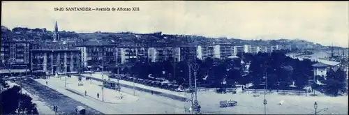 Klapp Ak Santander Kantabrien Spanien, Avenida de Alfonso XIII