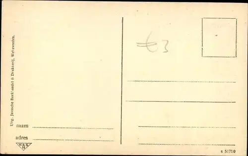 Ak Batavia Jakarta Java Indonesien, Fluss, Boote, Brücke