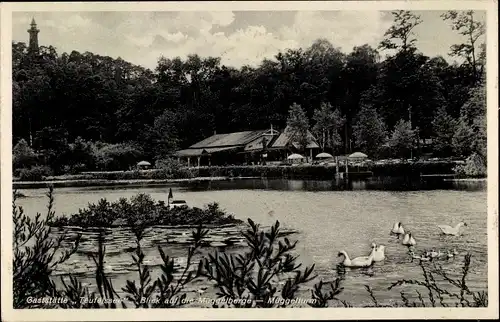 Ak Berlin Köpenick, Gaststätte Teufelssee, Müggelberge, Müggelturm