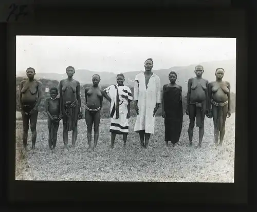 Glas Positiv Deutsch Ostafrika um 1913, Wanjakiussa