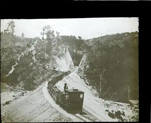 Glas Positiv Deutsch-Ost-Afrika um 1913, Zug der Zentralbahn