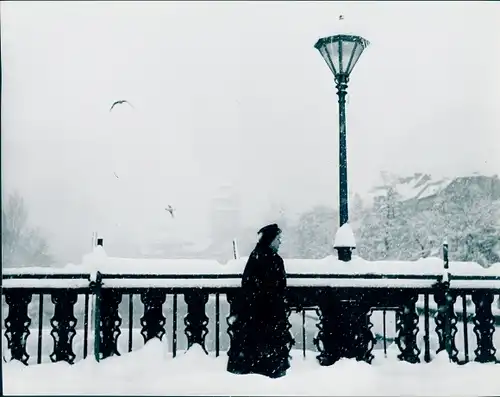 Foto München, Winterstimmung an der Isar