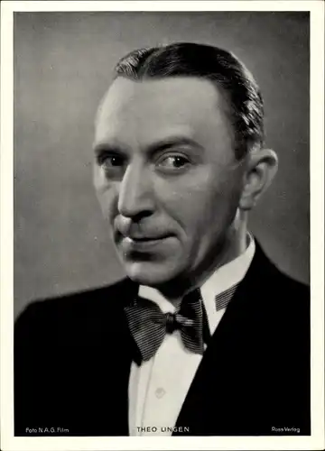 Foto Schauspieler Theo Lingen, Portrait