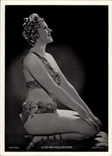 Foto Schauspielerin Else von Möllendorf, leicht bekleidet, Bikini