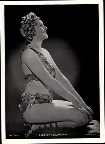 Foto Schauspielerin Else von Möllendorf, leicht bekleidet, Bikini