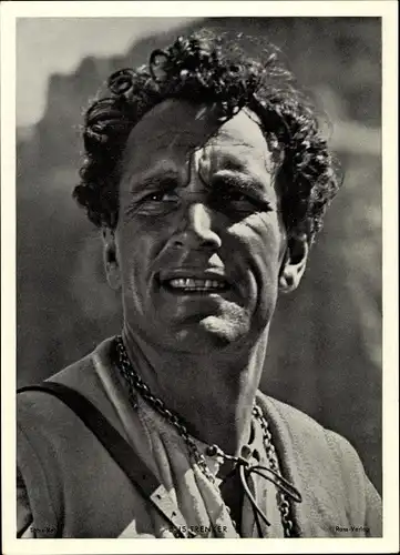 Foto Schauspieler Luis Trenker, Portrait
