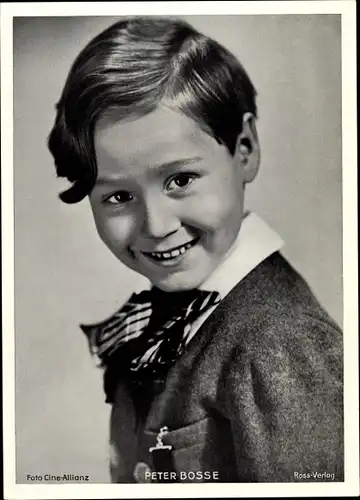 Foto Schauspieler Peter Bosse, Kinderportrait