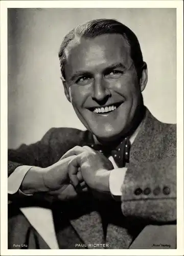 Foto Schauspieler Paul Richter, Portrait