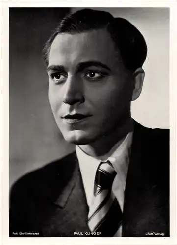 Foto Schauspieler Paul Klinger, Portrait