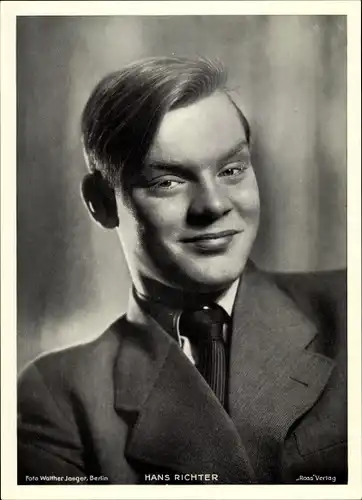 Foto Schauspieler Hans Richter, Portrait