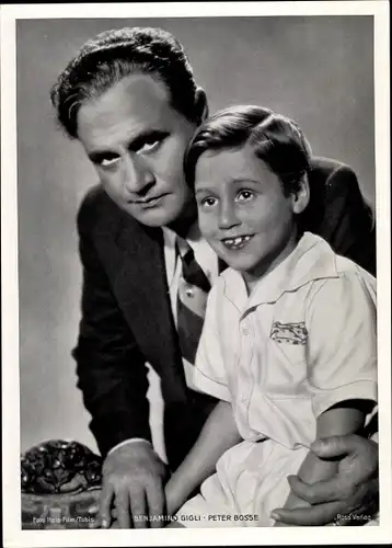 Foto Schauspieler und Opernsänger Benjamino Gigli, Peter Bosse, Portrait