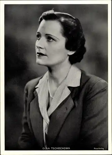 Foto Schauspielerin Olga Tschechowa, Portrait