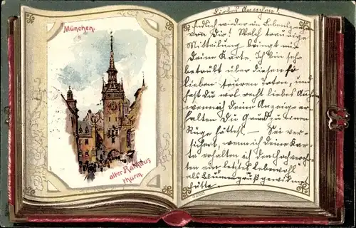 Litho München, Buchform, Rathausturm