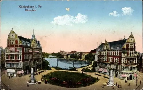 Ak Kaliningrad Königsberg Ostpreußen, Münzplatz