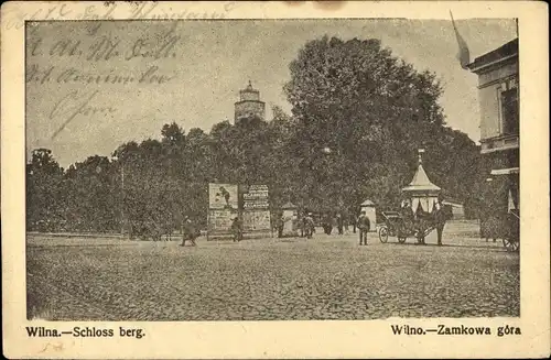 Ak Vilnius Wilna Litauen, Schlossberg, Zamkowa gora