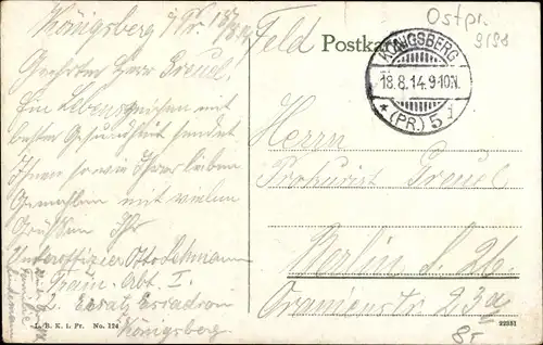 Ak Kaliningrad Königsberg Ostpreußen, Stadttheater, Centralhotel