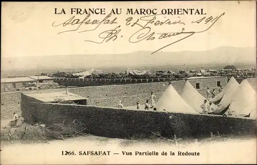 Ak Safsafat Marokko, Vue Partielle de la Redoute