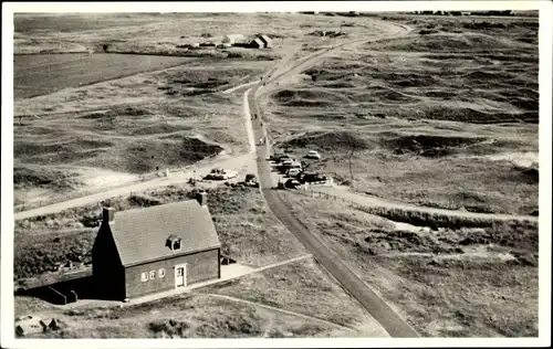 Ak De Cocksdorp Texel Nordholland Niederlande, Duinlandschap bij de Vuurtoren