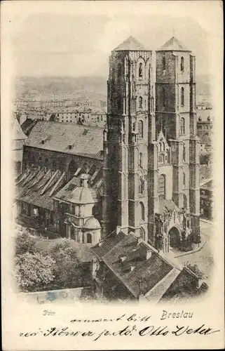 Ak Wrocław Breslau Schlesien, Dom