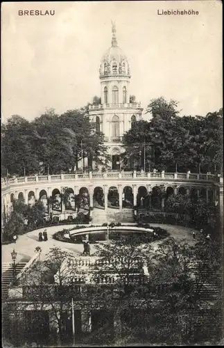 Ak Wrocław Breslau Schlesien, Liebichshöhe