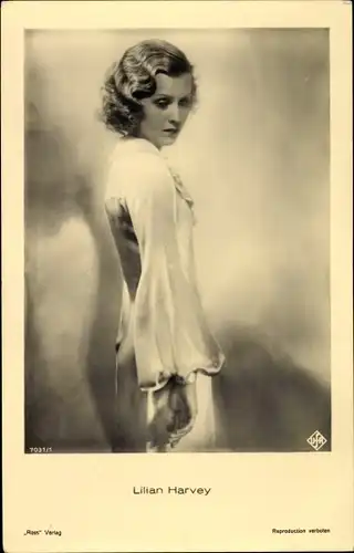 Ak Schauspielerin Lilian Harvey, Portrait