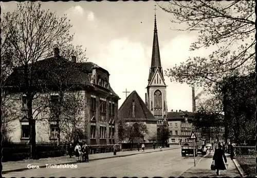Ak Gera in Thüringen, Trinitatiskirche