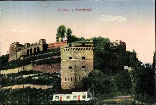 Ak Karthause Koblenz, Festung