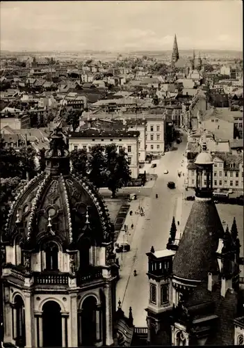 Ak Schwerin in Mecklenburg, Blick auf die Schlossstraße