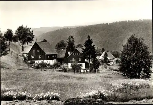 Ak Holzhau Rechenberg Bienenmühle Erzgebirge, Panorama