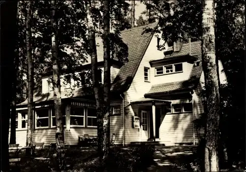 Ak Kriebstein Sachsen, Talsperre, Am Auenblick, Ferienheim der VEB Zwirnerei Oederan Sa.