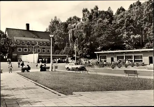 Ak Kriebstein Sachsen, Talsperre, An der HO-Gaststätte