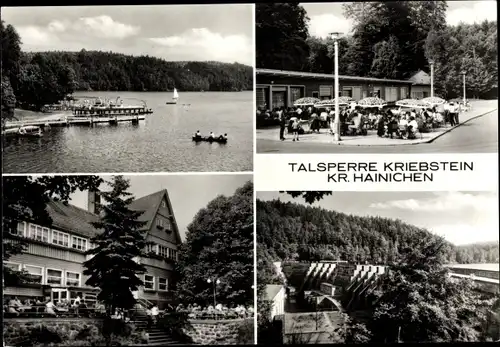 Ak Kriebstein Sachsen, Talsperre, Gaststätte