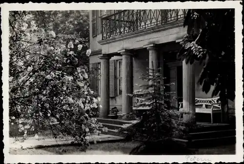 Foto Ak Erfurt in Thüringen, Gartenportal einer Villa