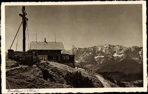 Ak Garmisch Partenkirchen in Oberbayern, Wankhaus
