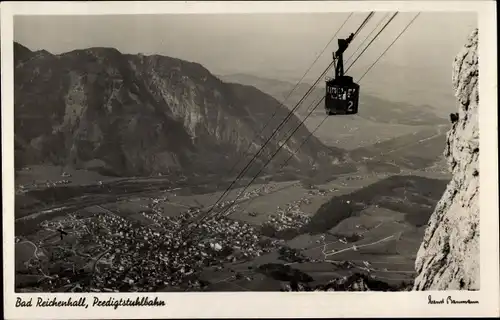 Ak Bad Reichenhall in Oberbayern, Predigtstuhlbahn