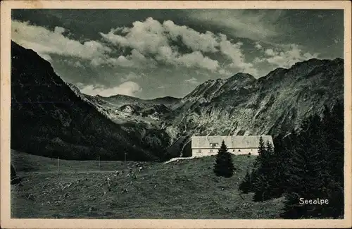 Ak Oberstdorf im Oberallgäu, Allgäuer Alpen, Nebelhornhaus