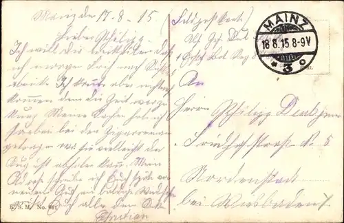 Ak Mainz am Rhein, Rheinufer, Dampfer