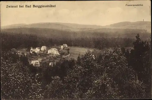 Ak Zwiesel Berggießhübel in Sachsen, Panoramahöhe