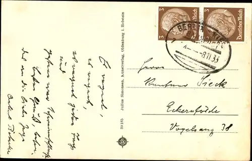 Ak Kalkhütte Römnitz in Lauenburg, Waldpartie