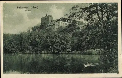 Ak Ballenstedt im Harz, Schloss