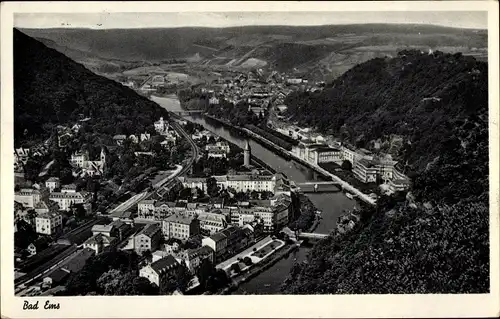 Ak Bad Ems an der Lahn, Gesamtansicht