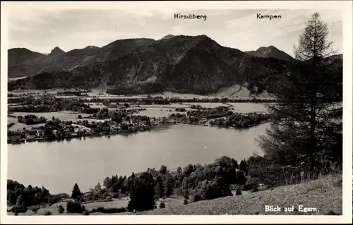 Ak Rottach Egern in Oberbayern, Hirschberg, Kampen