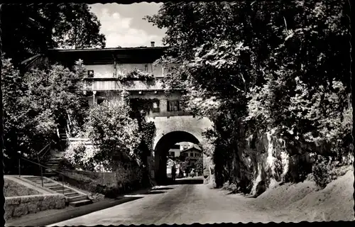 Ak Oberaudorf am Inn Oberbayern, Burgtor