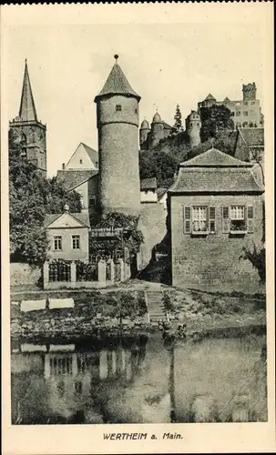 Ak Wertheim am Main, Turm