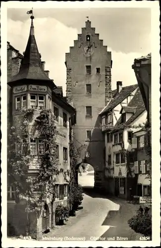 Ak Meersburg am Bodensee, Obertor und Bären