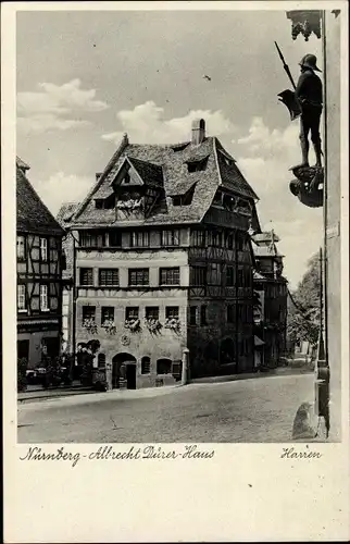 Ak Nürnberg in Mittelfranken, Albrecht Dürer Haus
