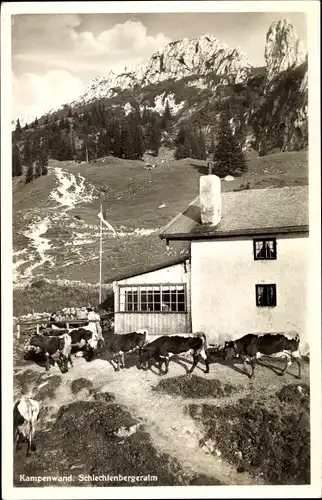 Ak Chiemgauer Alpen, Gschwendt, Kampenwand, Schlechtenbergeralm