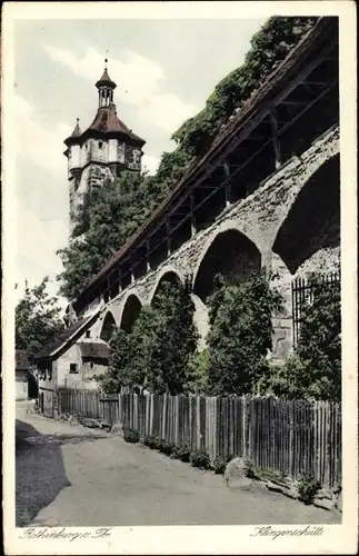 Ak Rothenburg ob der Tauber Mittelfranken, Klingenschütt