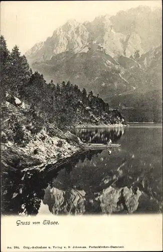 Ak Grainau in Oberbayern, Eibsee