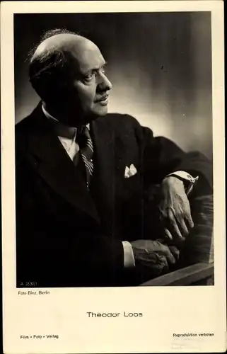 Ak Schauspieler Theodor Loos, Portrait